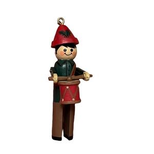 1981 Vintage Hallmark Christmas Ornament Drummer Boy